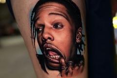 Realistic portrait tattoo Athens by SLIPY. Ρεαλιστικά τατουάζ από τον SLIPY στο Sake Tattoo Crew Αθήνα.