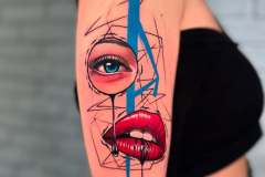 Realistic portrait tattoo Athens by SLIPY. Ρεαλιστικά τατουάζ από τον SLIPY στο Sake Tattoo Crew Αθήνα.