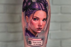 Realistic portrait tattoo Athens by SLIPY. Ρεαλιστικά τατουάζ από τον SLIPY στο Sake Tattoo Crew Αθήνα.