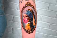 Realistic portrait tattoo Athens by SLIPY. Ρεαλιστικά τατουάζ από τον SLIPY στο Sake Tattoo Crew Αθήνα.